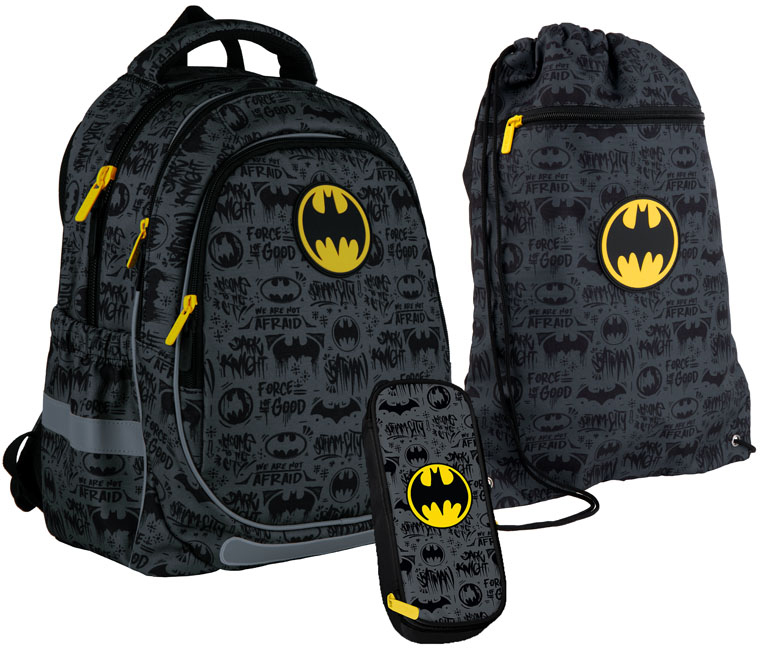 

Школьный набор Kite Education DC comics Рюкзак 38x28x16 18 л + пенал + сумка для обуви (SET_DC21-700M-1)