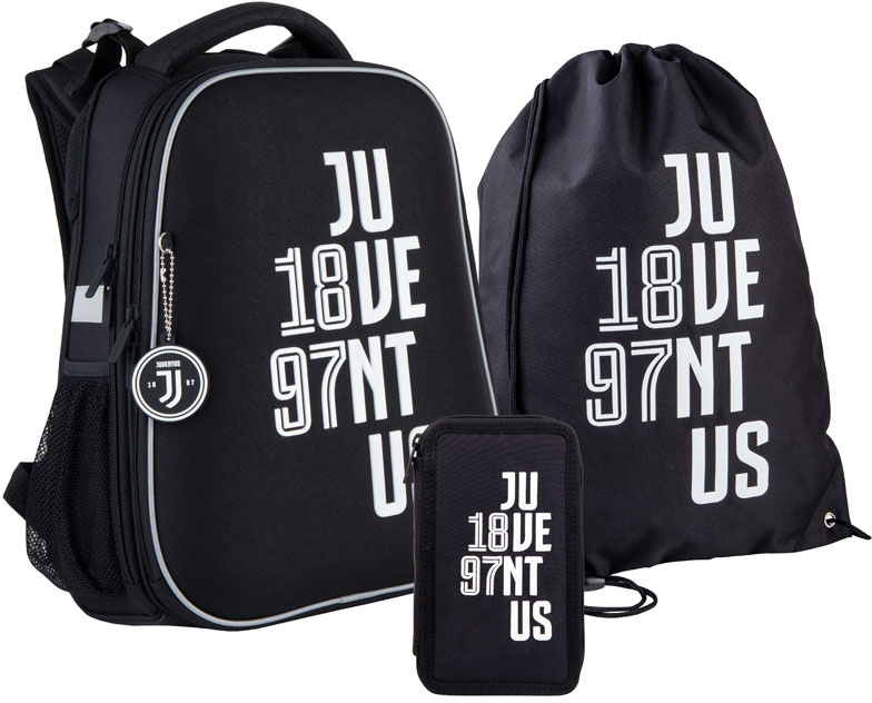 

Школьный набор Kite Education FC Juventus Рюкзак каркасный 38х29х16 16 л + пенал + сумка для обуви (SET_JV21-531M)