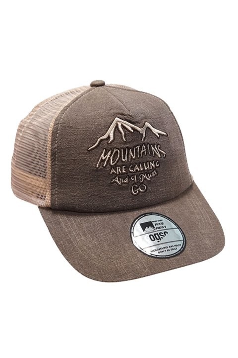 

Кепка OGSO Brown Trucker Hat