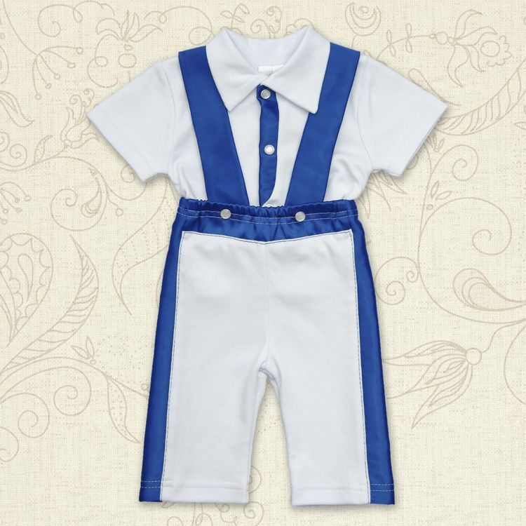

Костюм BetiS "Стіляшка" к.р. кофта, штани Синій Інтерлок 27078027 Зріст 56