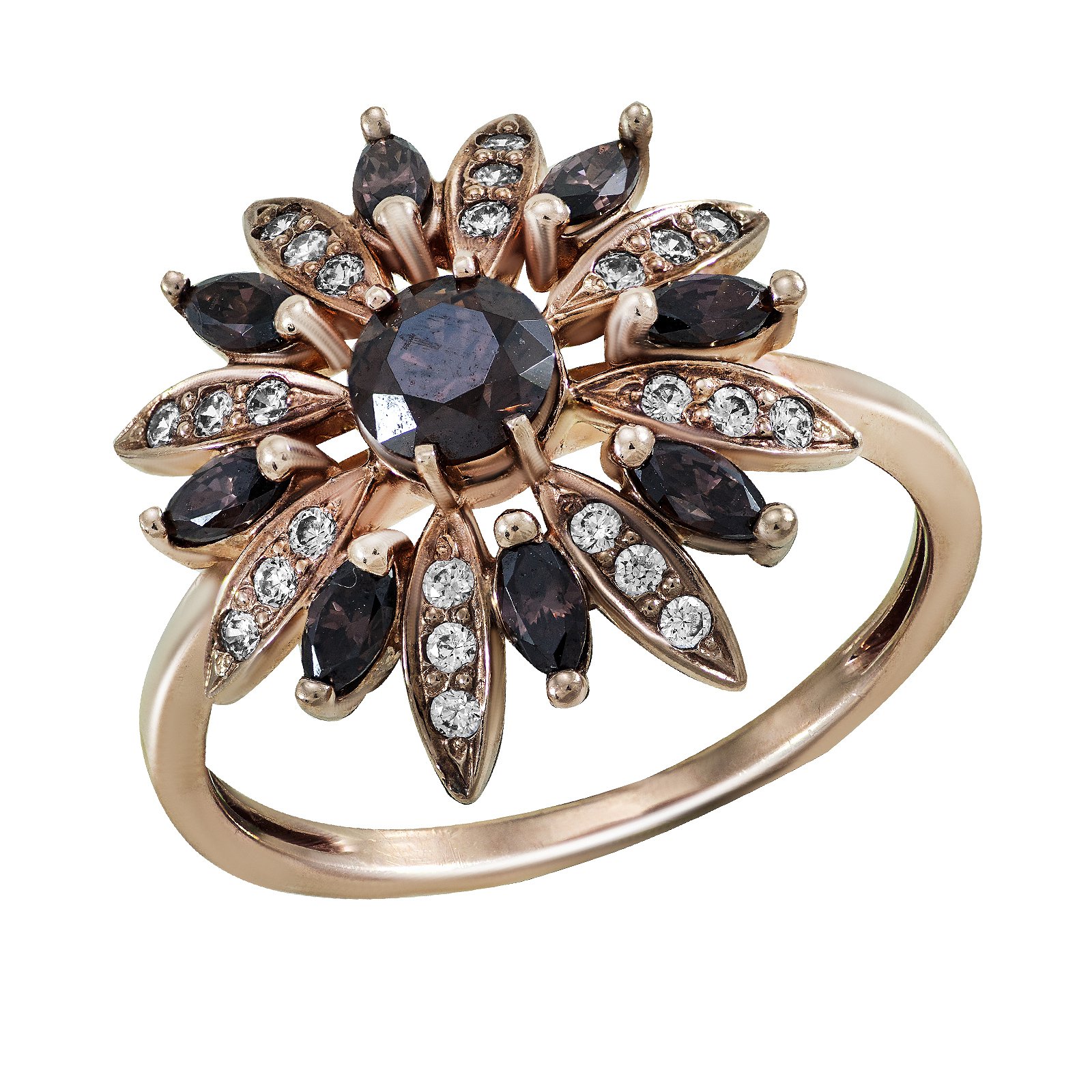 

Кольцо из красного золота с Swarovski Zirconia 1751173, размер 15.5
