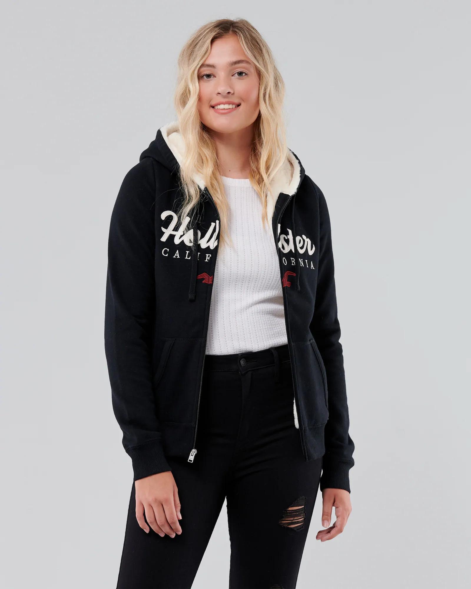 

Толстовка женская - толстовка Hollister HC8533W  Черный, Толстовка женская - толстовка Hollister HC8533W XS Черный