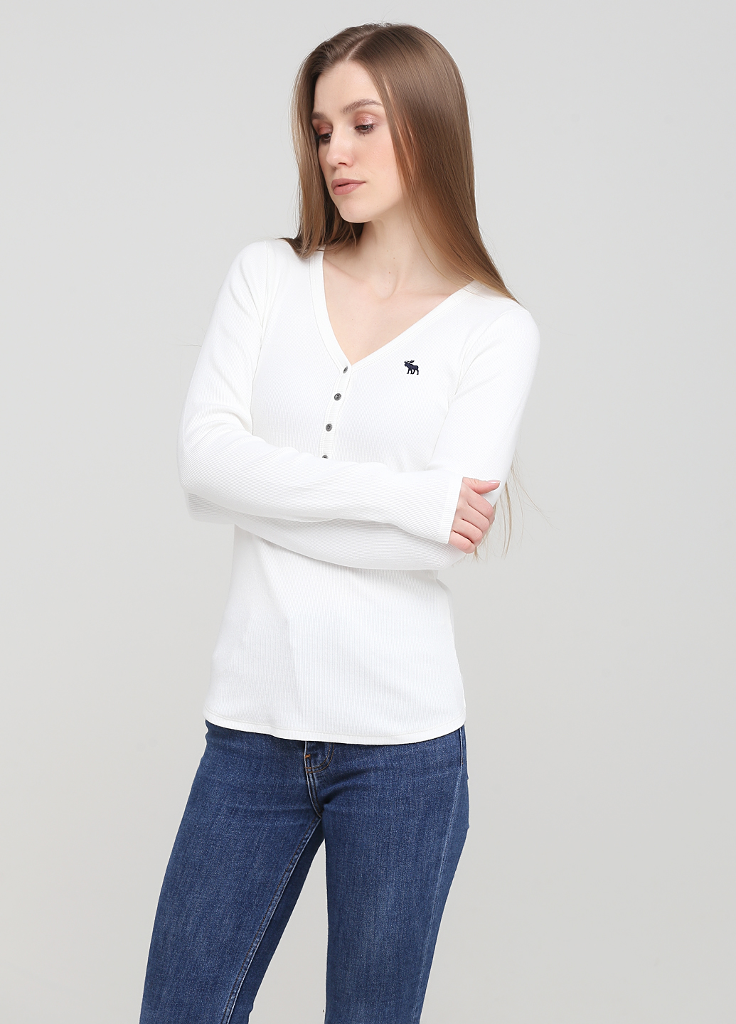 

Кофта женская - кофта Abercrombie & Fitch AF8043W S Белый