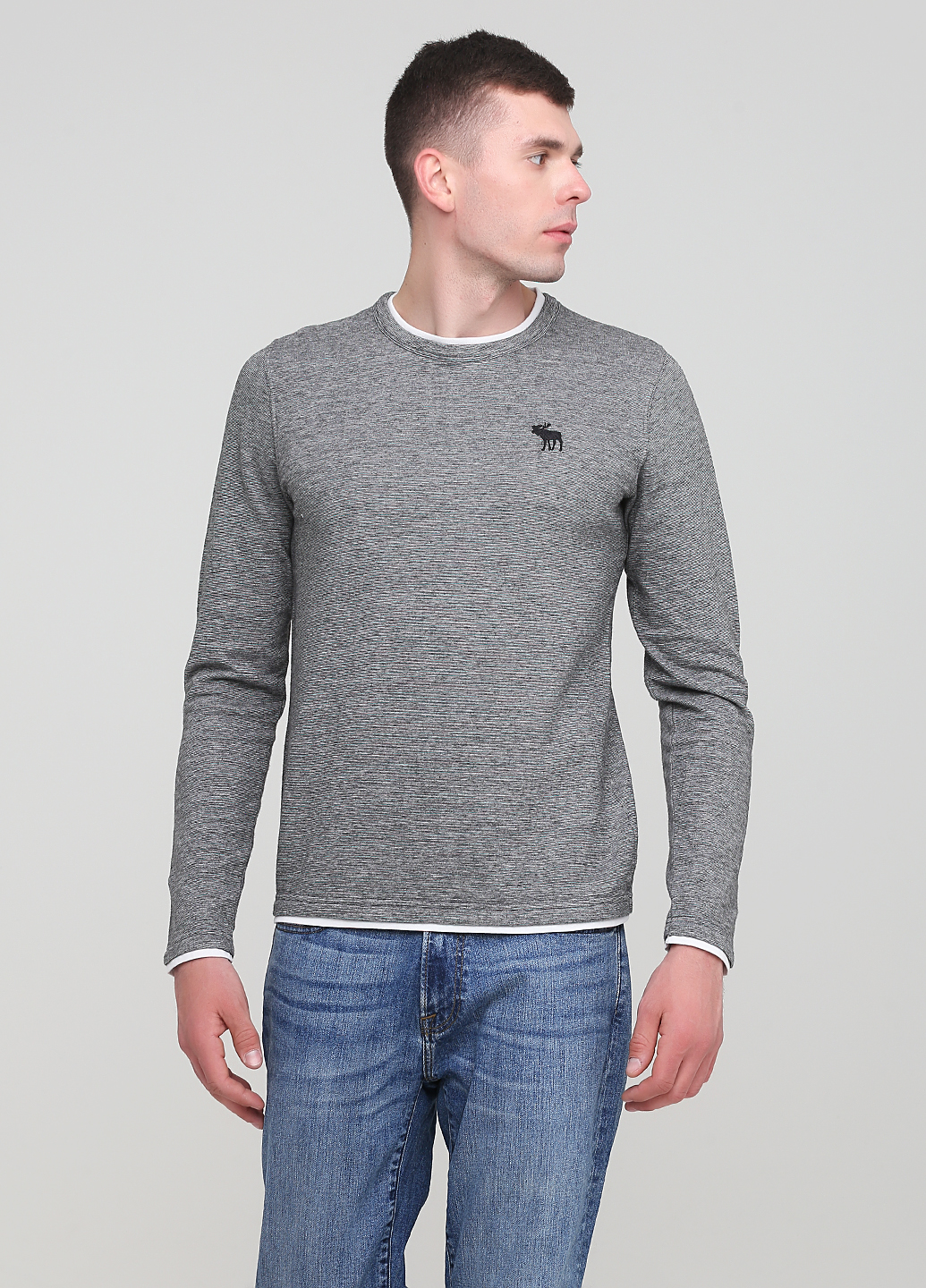 

Кофта мужская - кофта Abercrombie & Fitch AF7763M M Серый