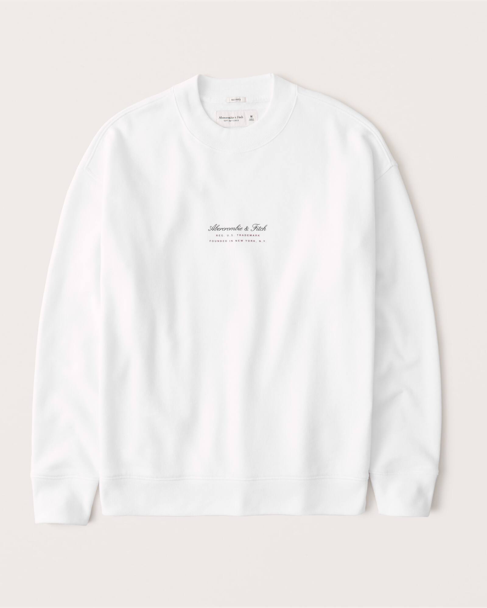 

Свитшот мужской - свитшот Abercrombie & Fitch AF8355M L Белый