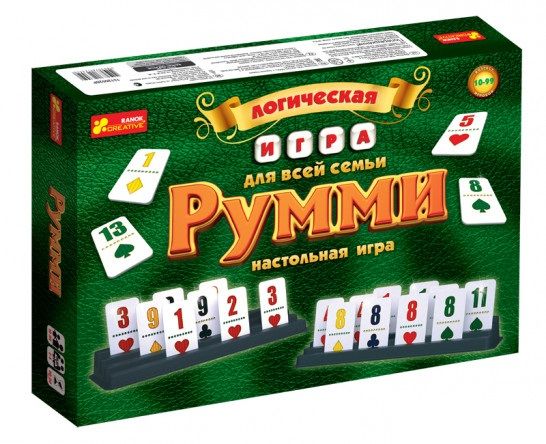 

Логічна настільна гра "Румми" 12120028Р (4823076123550)