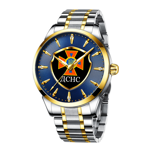 

Часы Chronte с логотипом ДСНС Silver-Gold-Blue-Black