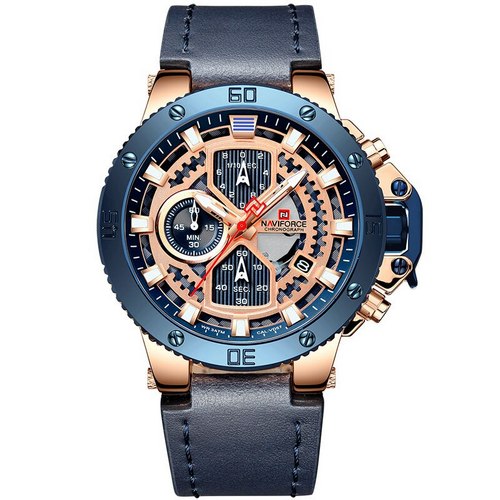 

Часы Naviforce NF9159 Blue-Cuprum