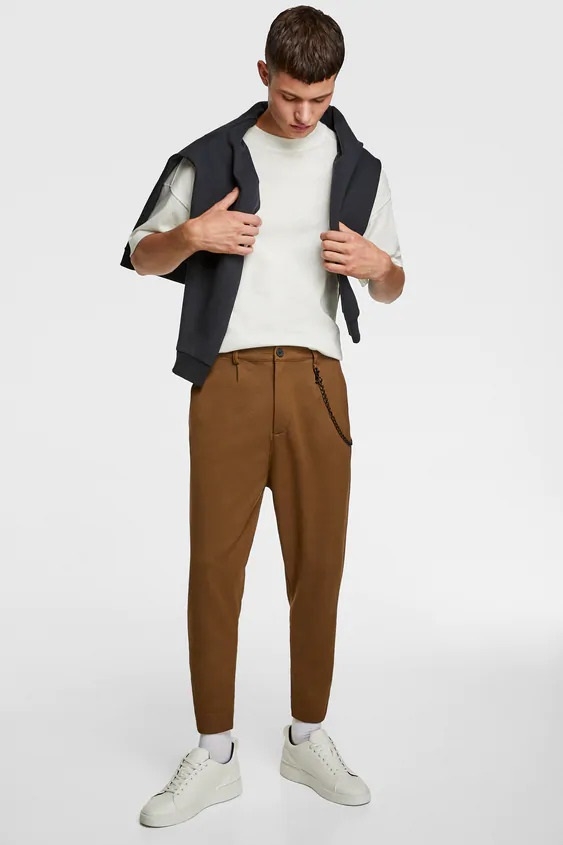 

Штани ZARA 35975 L Коричневий