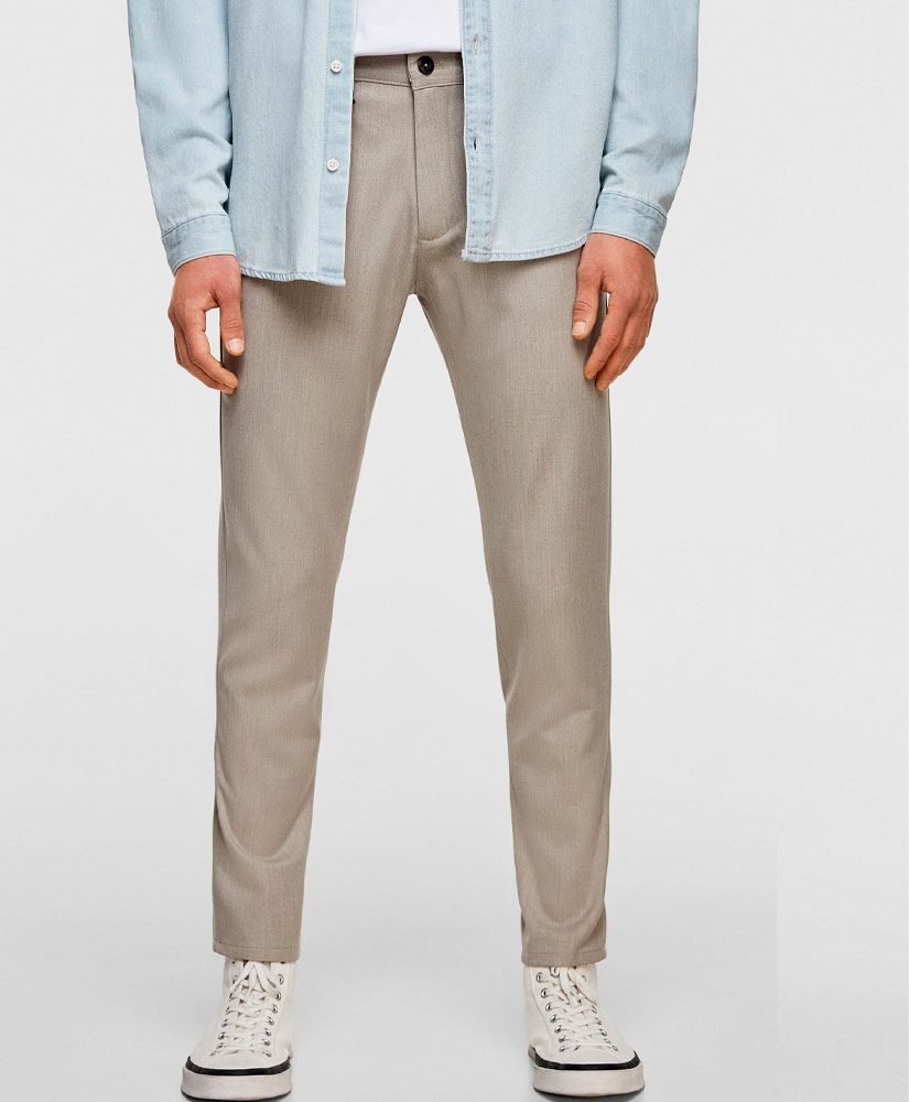 

Штани ZARA 0706321  Сiрий, Штани ZARA 0706321 46 Сiрий