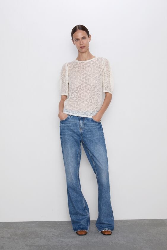 

Блуза ZARA 2878459  Білий, Блуза ZARA 2878459 L Білий