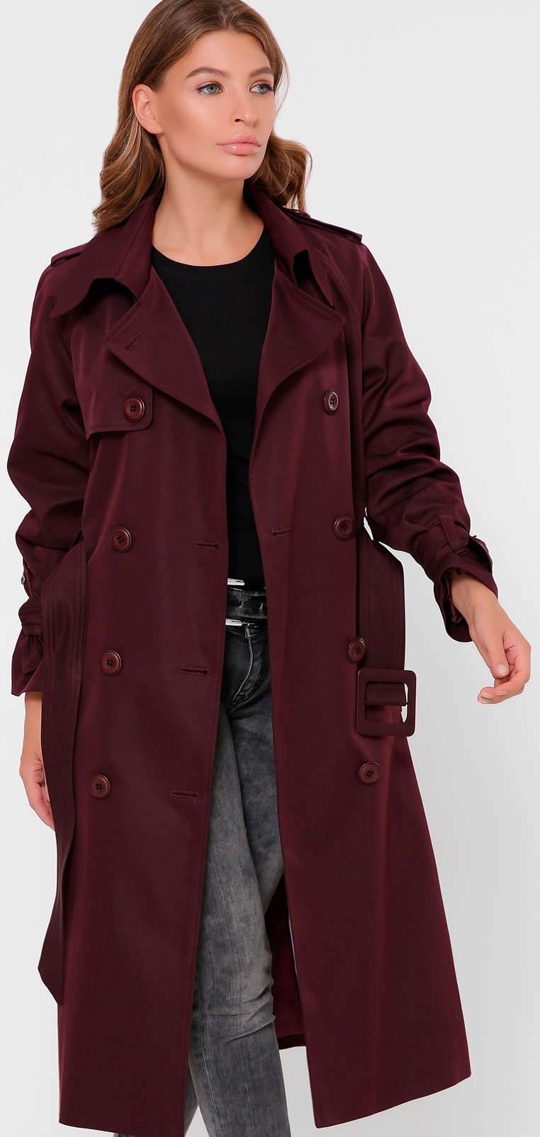 

Плащ X-Woyz LS-8855-16 42 Марсаловый