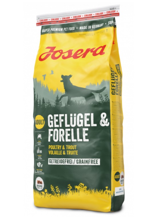 

Сухой корм Josera Geflugel&Forelle беззерновой для взрослых собак 15 кг