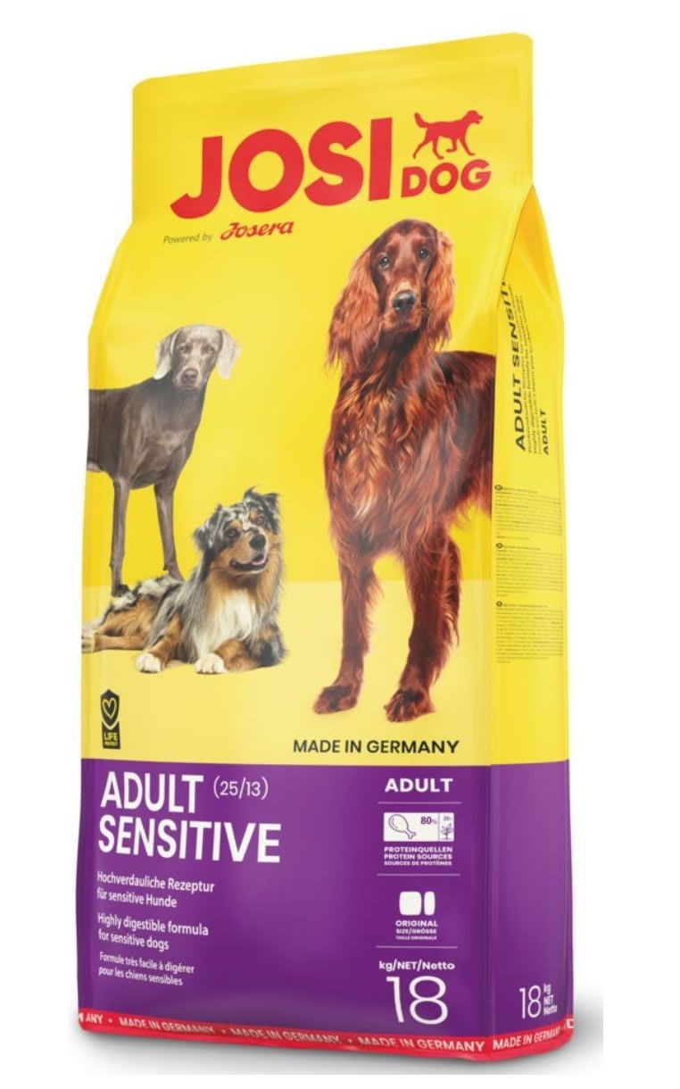 

Сухой корм Josera JosiDog Adult Sensitive для собак с чувствительным пищеварением 18 кг (1142)