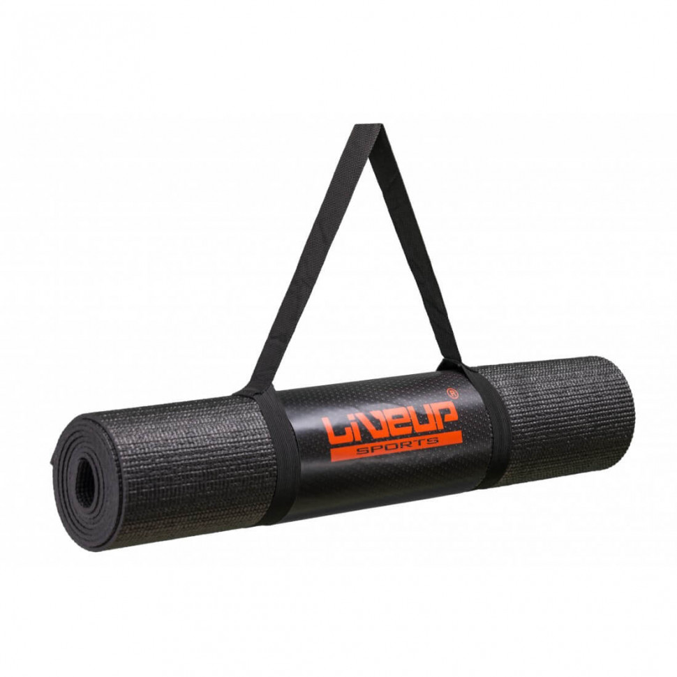 

Коврик для йоги LiveUp Yoga Mat Total Black LS3231-04bl