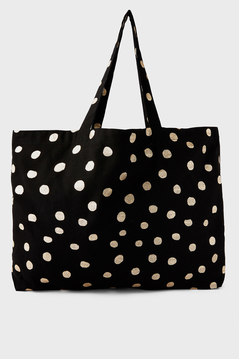 

Женская черная сумка Polka Dot shopper Accessorize OS 990160