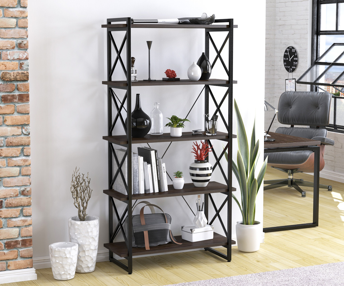 

Стеллаж Скиф-5-920 Loft Design Венге Корсика