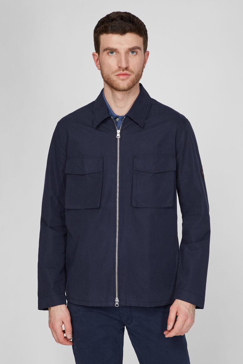 

Мужская темно-синяя ветровка ROUGH WEATHER OVERSHIRT Gant  3013374, Мужская темно-синяя ветровка ROUGH WEATHER OVERSHIRT Gant M 3013374