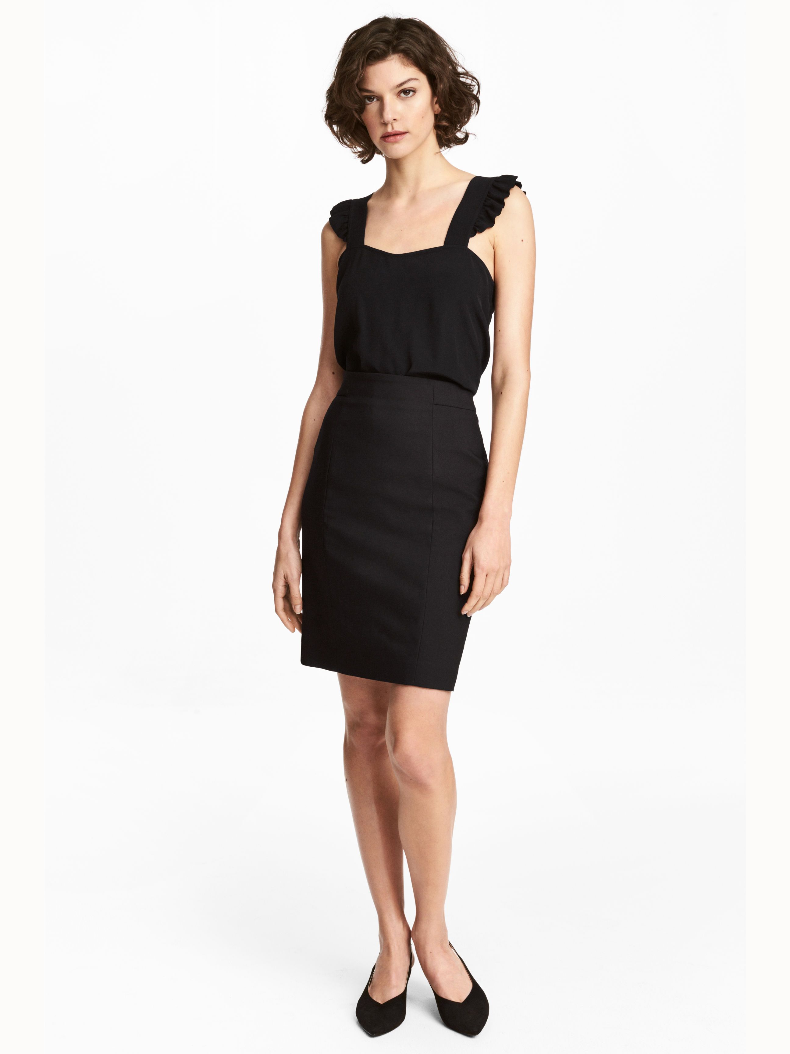 

Юбка H&M 4534915-AAAD XXS Черная