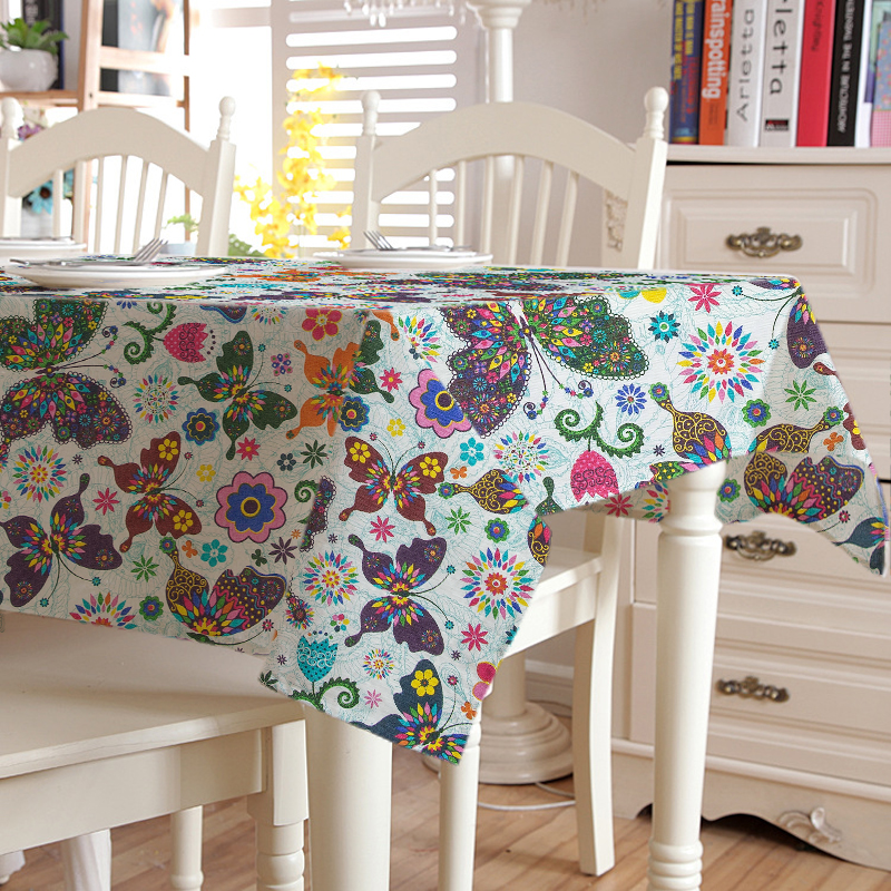 

Скатерть с акриловым покрытием Time Textile Butterfly Разноцветный TT142736 100x160