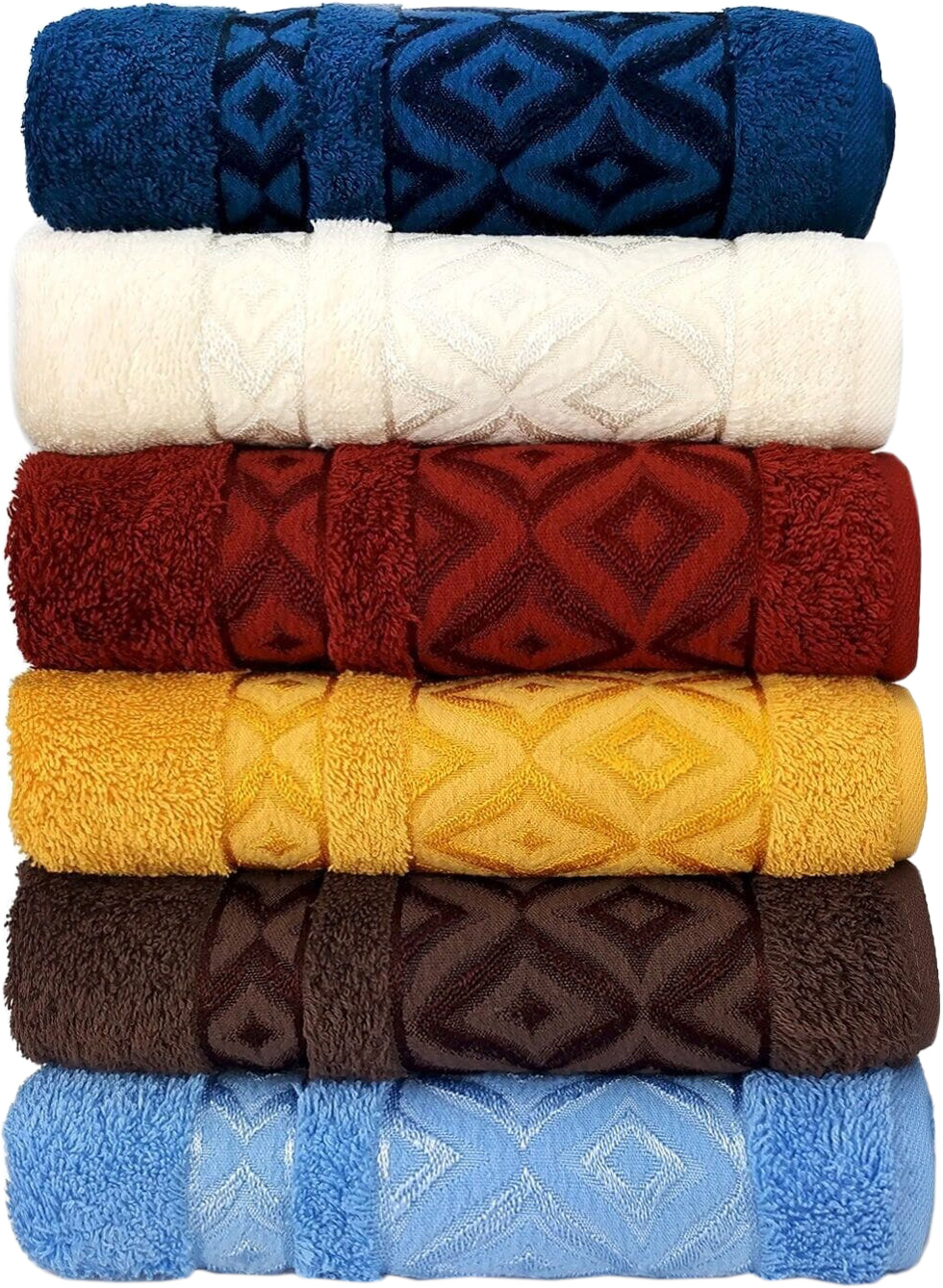 

Набор махровых полотенец Sikel Cotton Prizma 70х140 6 шт