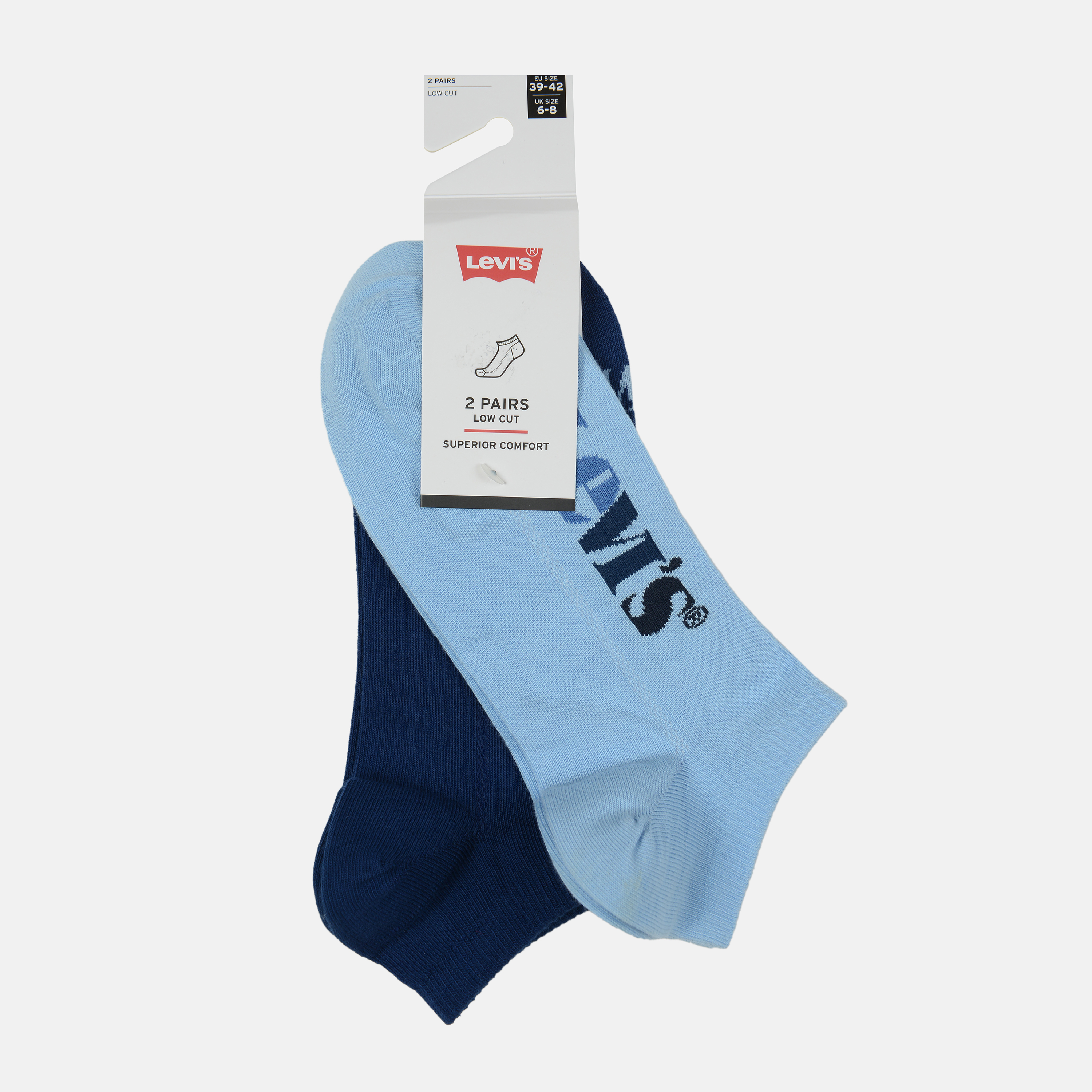 

Набор носков Levi's 100002371-004 39-42 2 пары Blue Combo