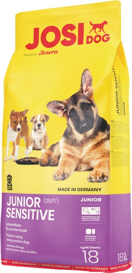 

Сухой корм Josera JosiDog Junior Sensitive для щенков и молодых собак с чувствительным пищеварением 18 кг (1148)