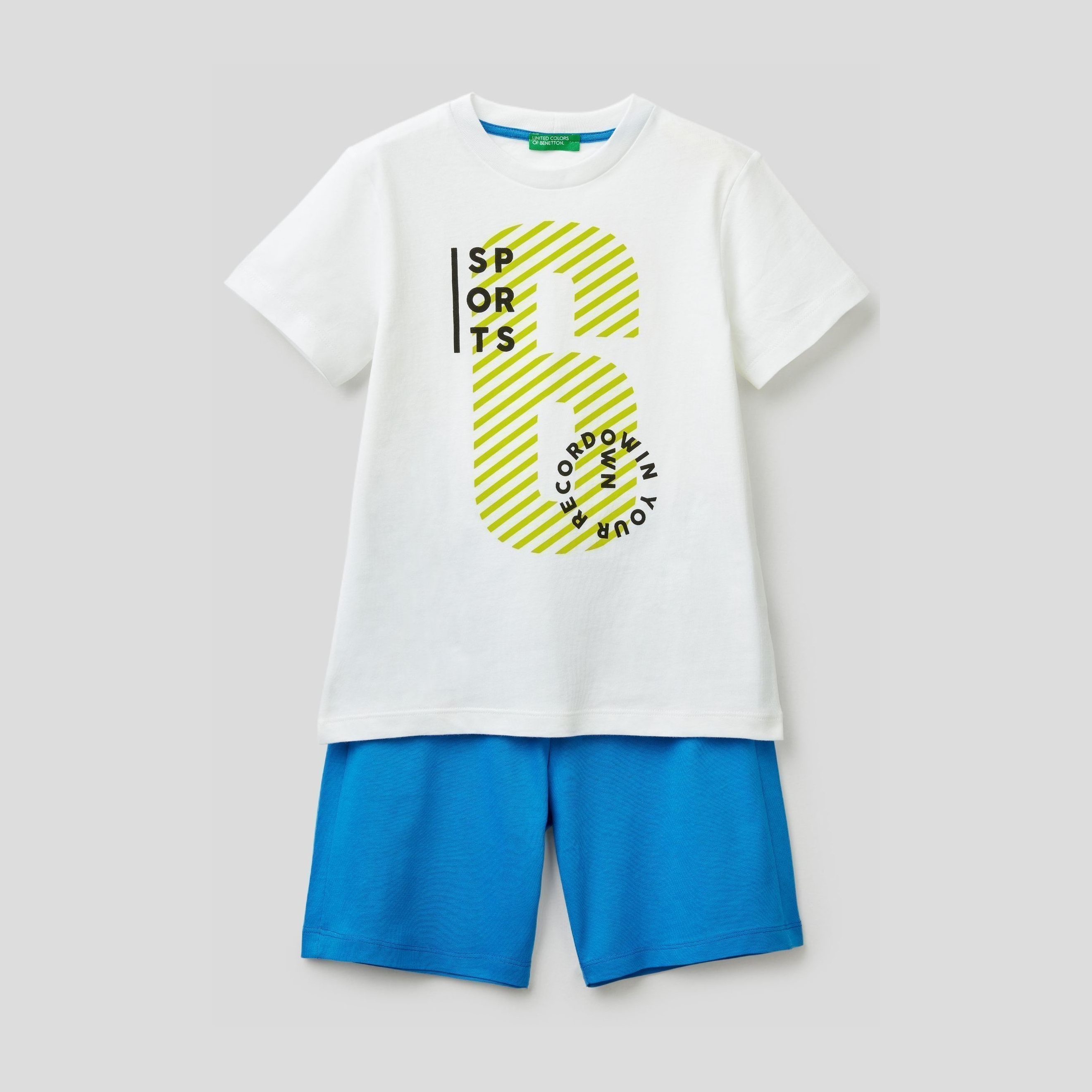 

Костюм (футболка + шорты) United Colors of Benetton 3096Z11Q6.G-101 160 см EL
