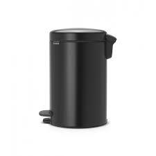 

Ведро для мусора с педалью Brabantia Pedal Bin 12 л Matt Black 113741