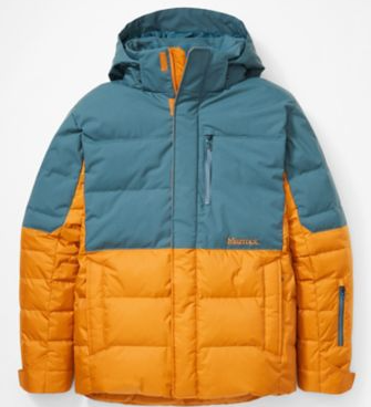

Пуховик мужской Marmot Shadow Jacket M Синий-Желтый