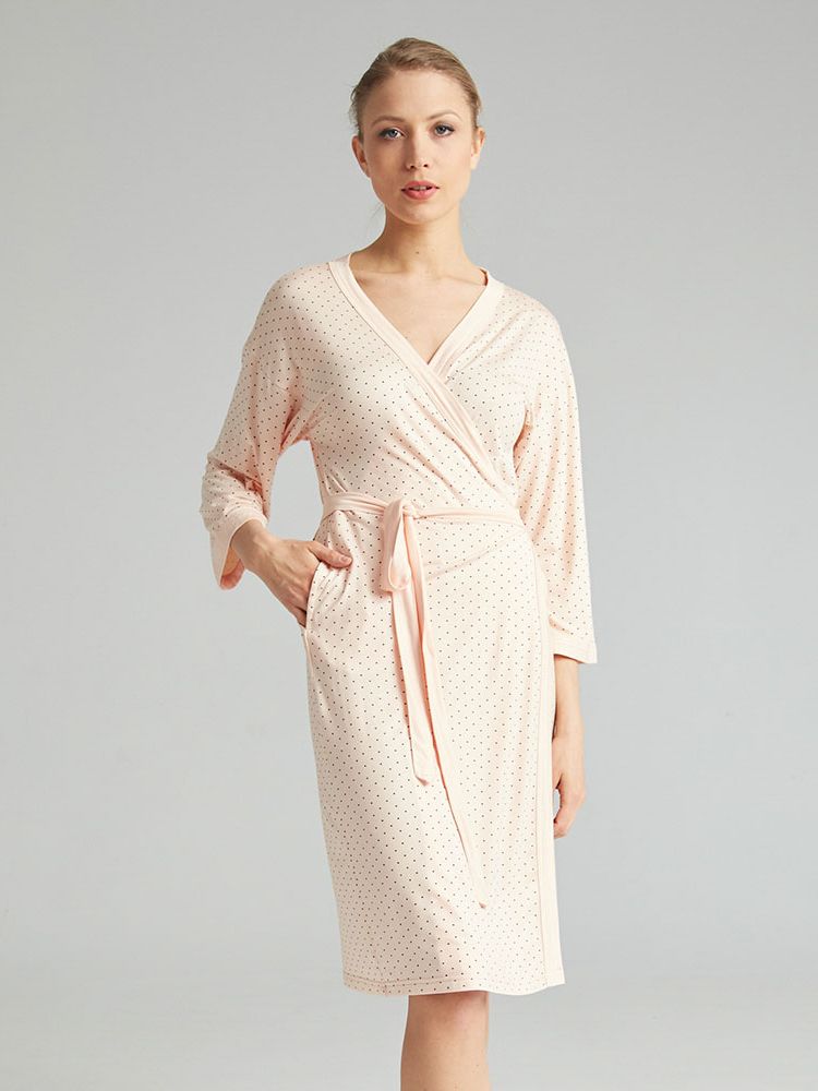 

Халат Promin 2071-09-178  Бледно-персиковый, Халат Promin 2071-09-178 XS Бледно-персиковый