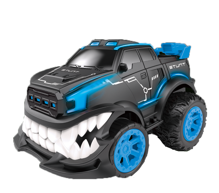 

Автомобиль на р/у трюкач Angry Car Blue Гоночная машина на радиоуправлении поворот на 360 градусов (BR75-VV)