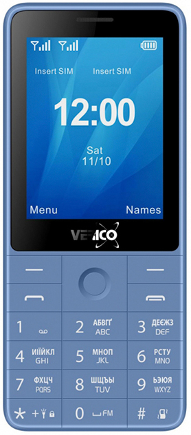 

Мобильный телефон Verico Qin S282 Blue