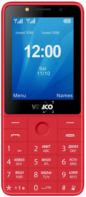 

Мобильный телефон Verico Qin S282 Red