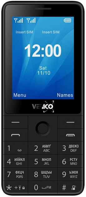 

Мобильный телефон Verico Qin S282 Black