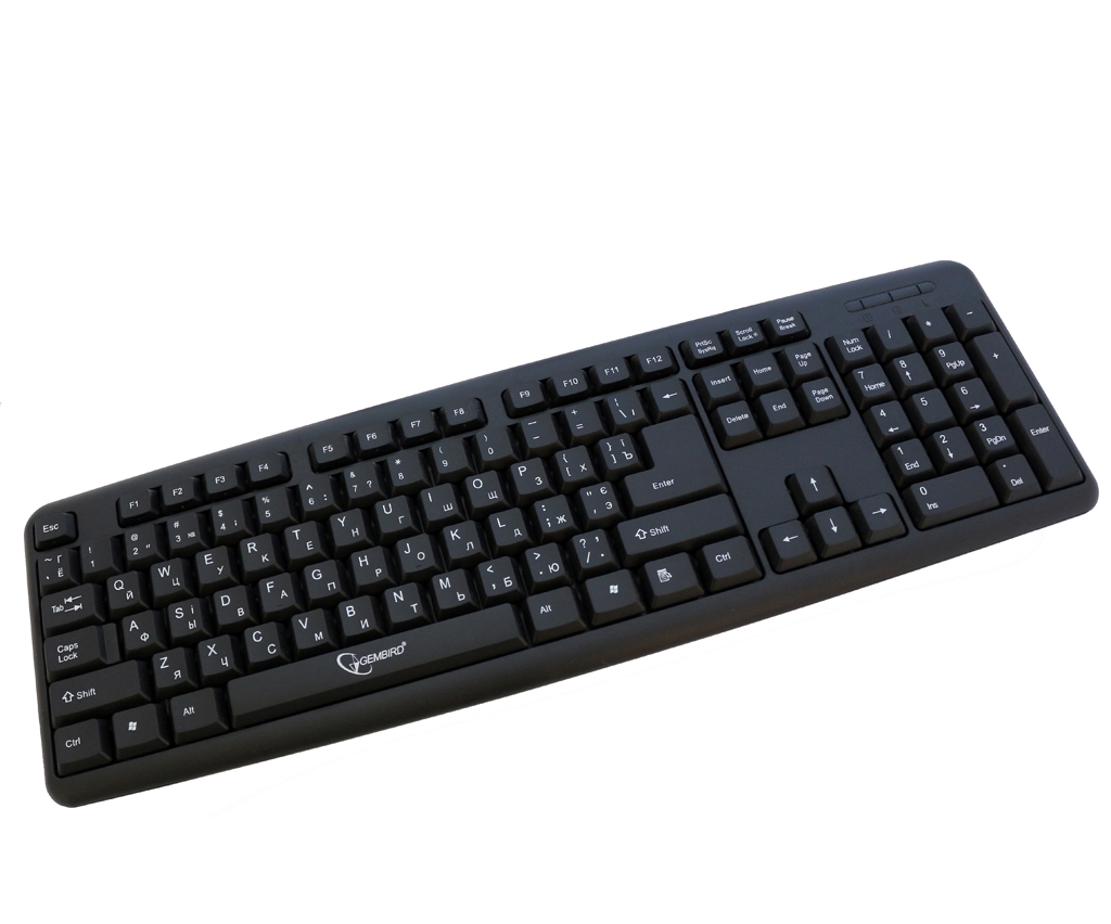 

Клавиатура Gembird KB-103-UA PS/2 black