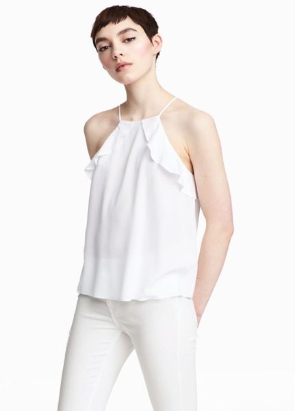 

Майка H&M 36 Белая (1086-264)