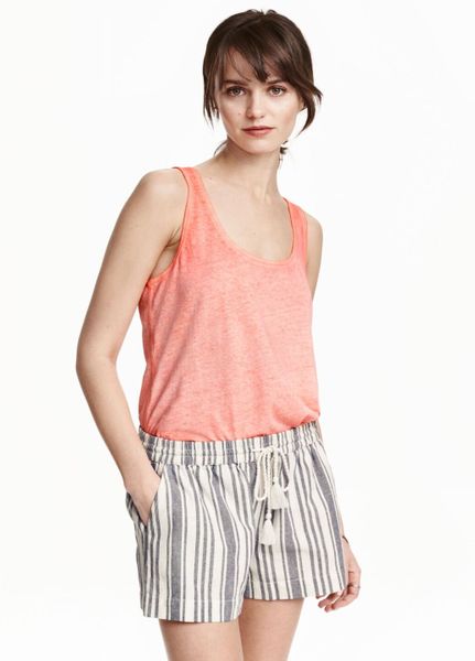 

Майка H&M L Розовая (1086-263)