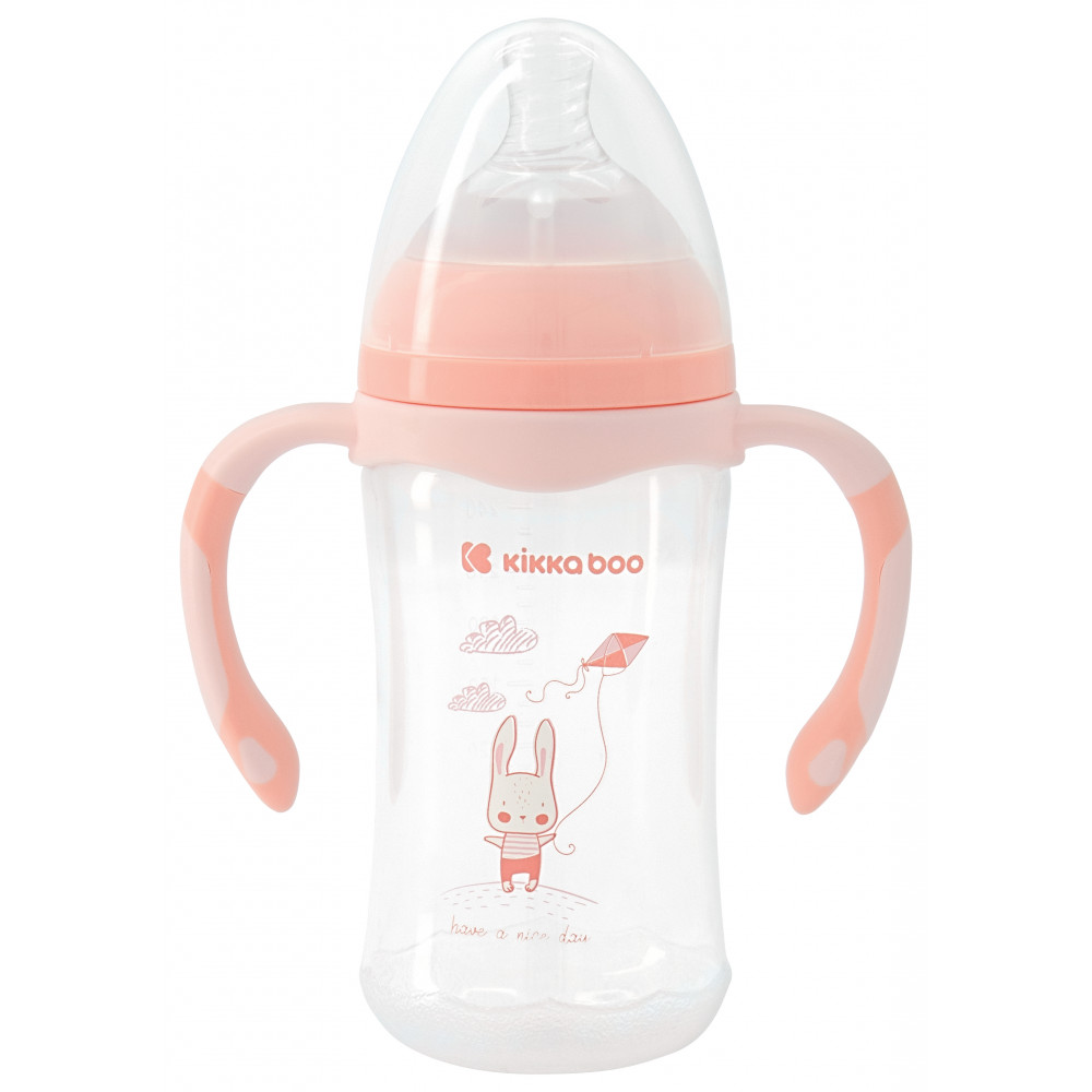 

Бутылочка Kikka Boo Антиколиковая 260мл Peach Rabbit (31302020060)