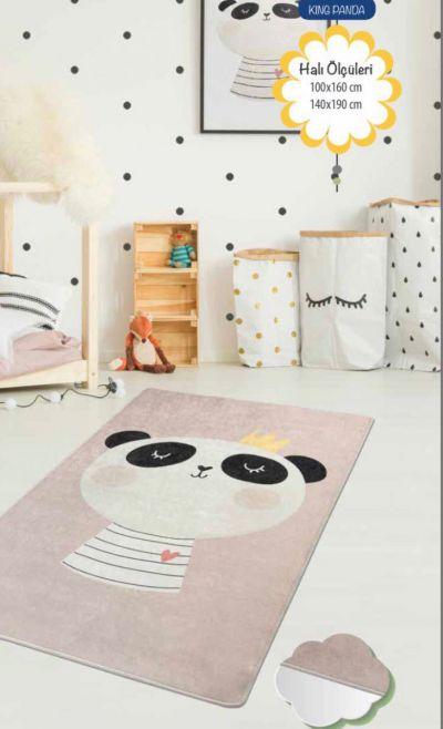 

Ковер детский безворсовый Chilai Home 140 х 190 см., King panda