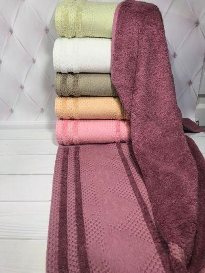 

Набор банных полотенец 6шт. бамбук Pupilla Bamboo bianca 70*140