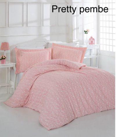 

Постельное белье сатин Altinbasak Pretty pembe
