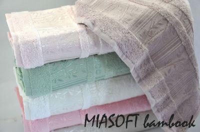 

Набор банных полотенец бамбук 6шт. Pupilla Miasoft Silver 70*140