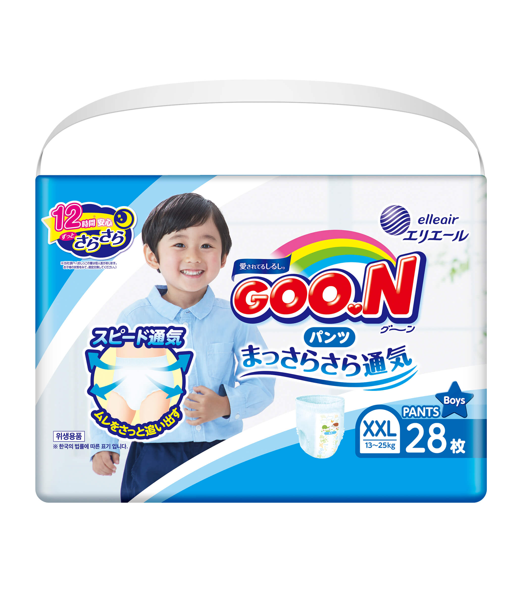 

Підгузки трусики Goo.N для хлопчиків розмір XXL (843100)