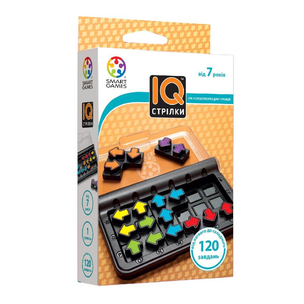 

Настільна гра Smart Games IQ Стрілки (SG 424 UKR)
