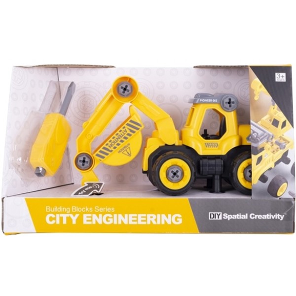 

Конструктор Diy Spatial Creativity Екскаватор 28 деталей (6477773)