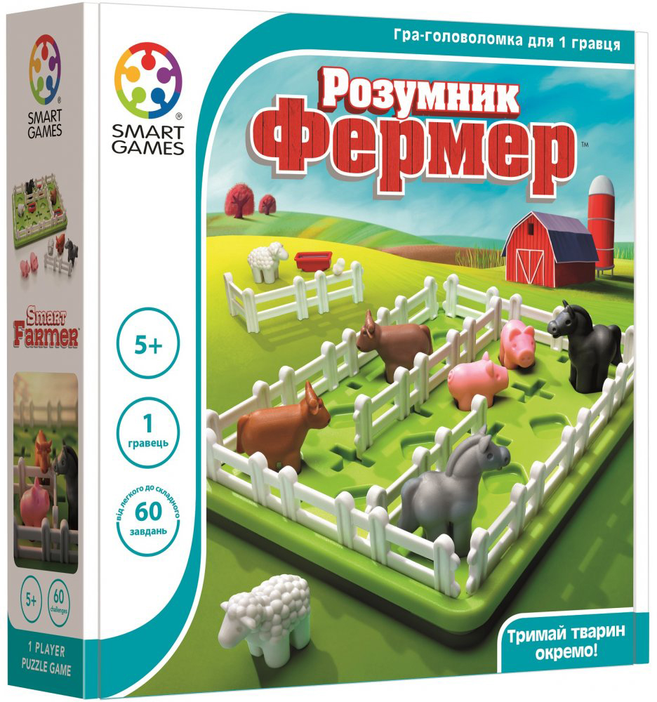 

Настільна гра Smart Games Розумний Фермер (SG 091 UKR)