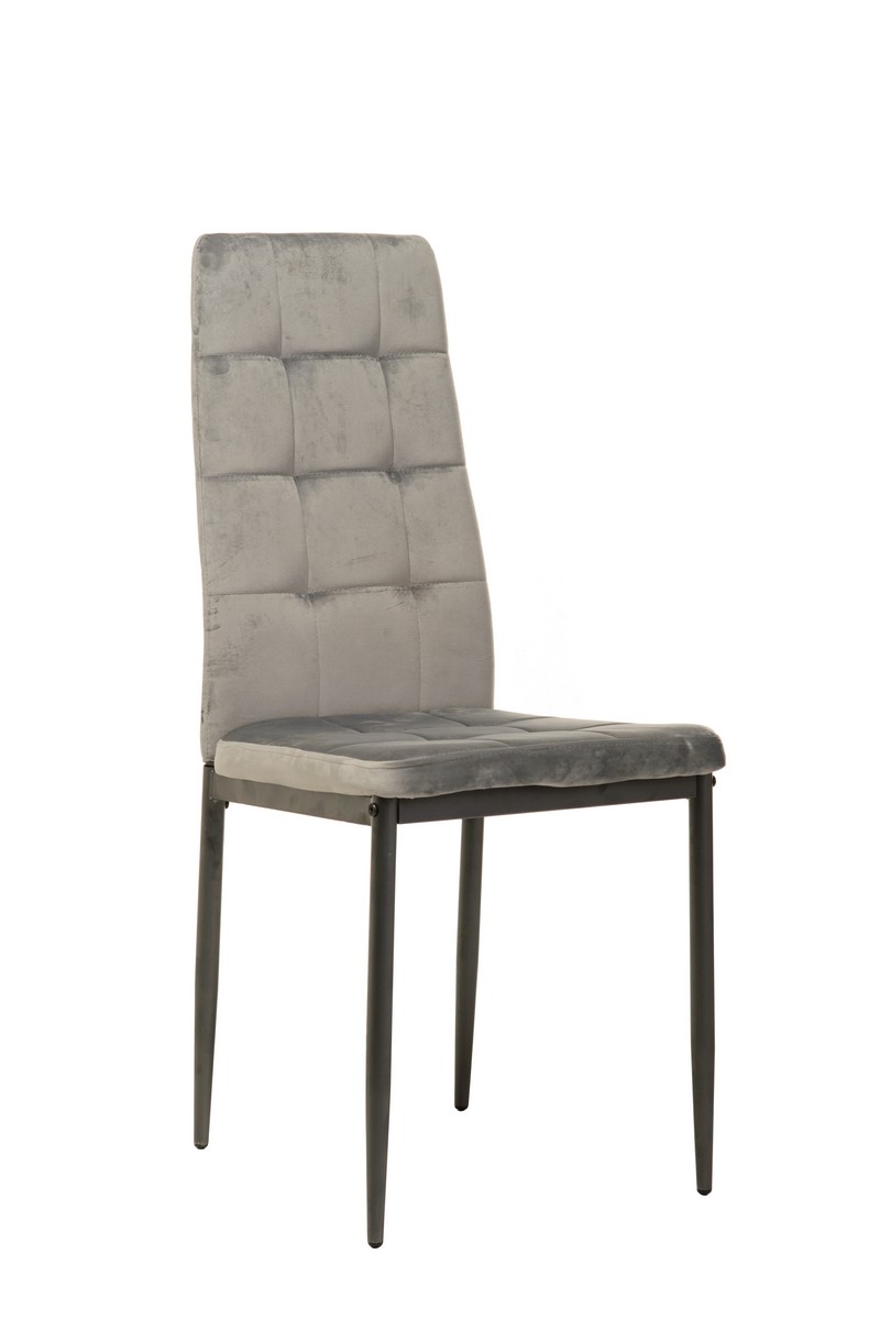 

Cтул Vetro Mebel N-66-2 Cерый вельвет (N-66-2 grey velvet)