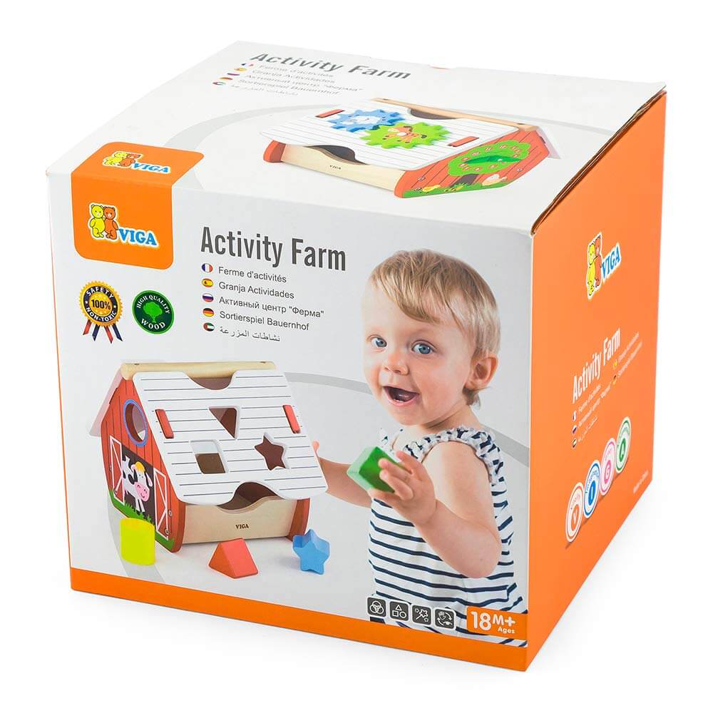 

Конструктор Viga Toys сортер Весела ферма (50533)