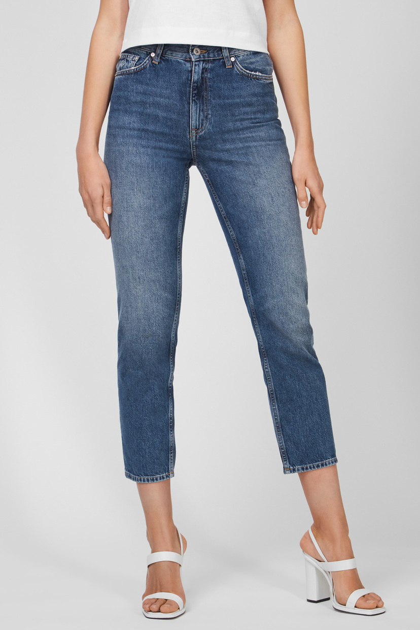 

Женские синие джинсы STRAIGHT HW CROPPED Gant  4100128, Женские синие джинсы STRAIGHT HW CROPPED Gant 27 4100128